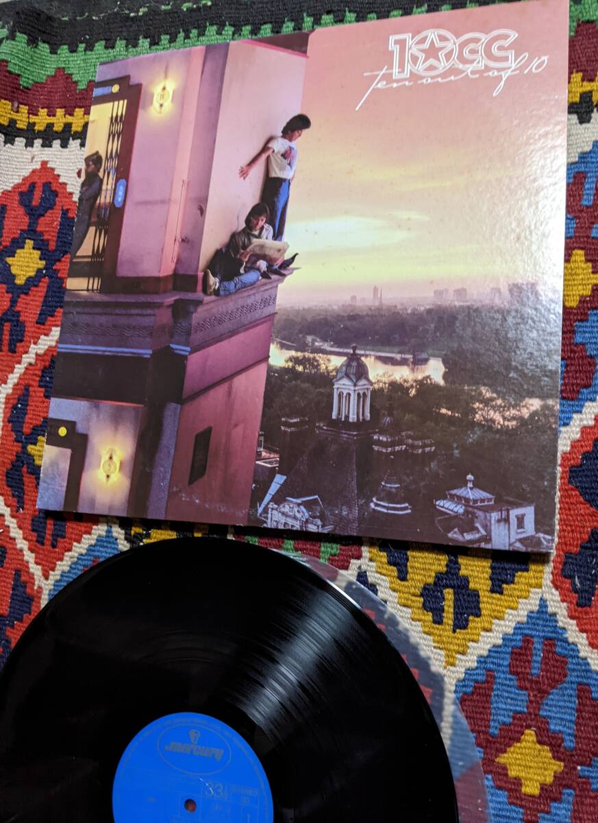 80's 10cc (国内盤 LP)/ ミステリー・ホテル Ten Out Of 10 Mercury 25PP-18 1981年拍卖