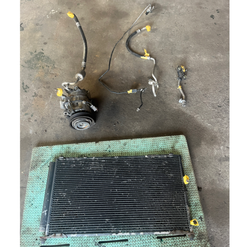 トヨタ JZX100 ツアラーv エアコン コンデンサー コンプレッサー 配管 パイプ セット 拍卖