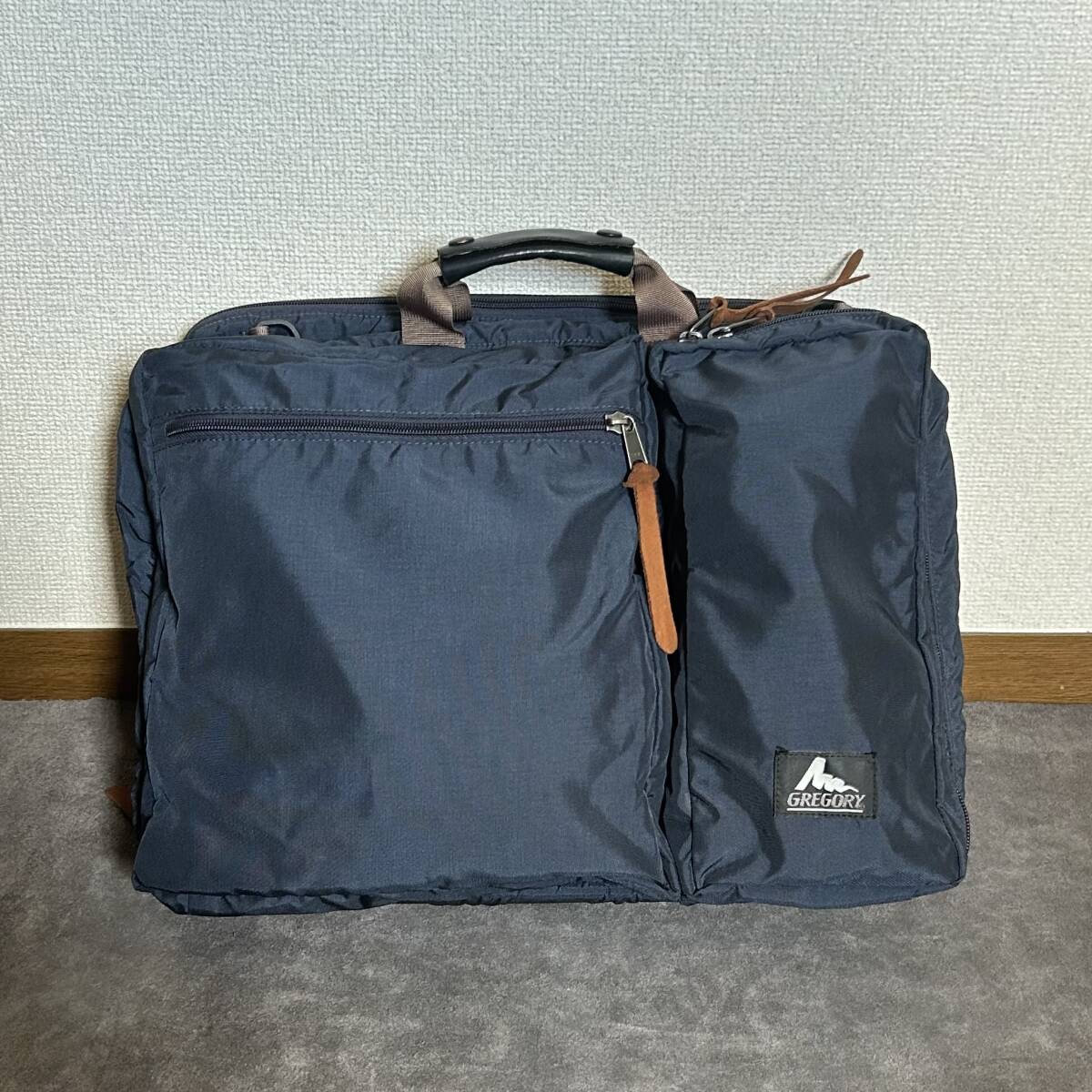 【銀タグ・旧タグ】GREGORY グレゴリー 3way リュック ショルダー ビジネスバッグ ブリーフケース バックパック 【希少・レア】拍卖