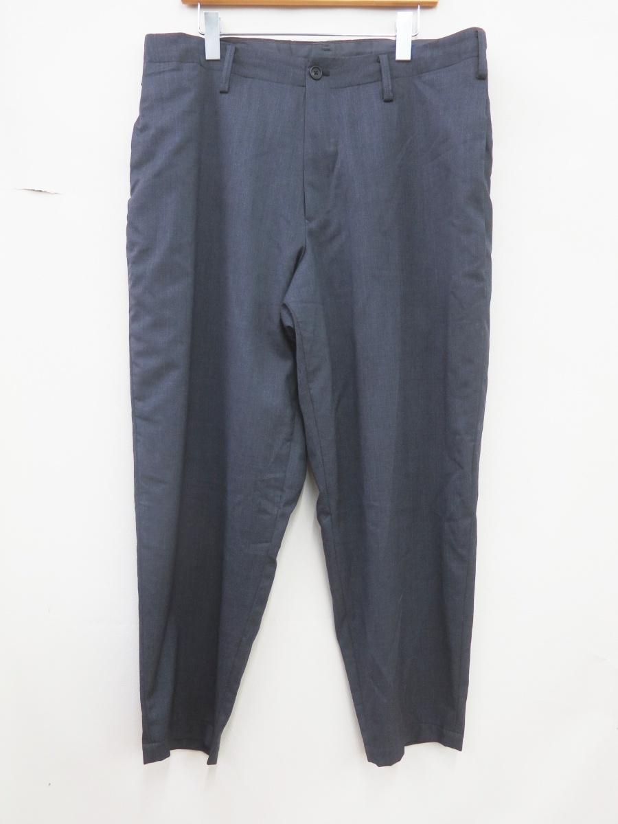 Y’s for men ワイズフォーメン MO-P80-102 24AW SUIT GABARDINE PANTS WITH SIDE TUCK スラックスパンツ 美品 2拍卖
