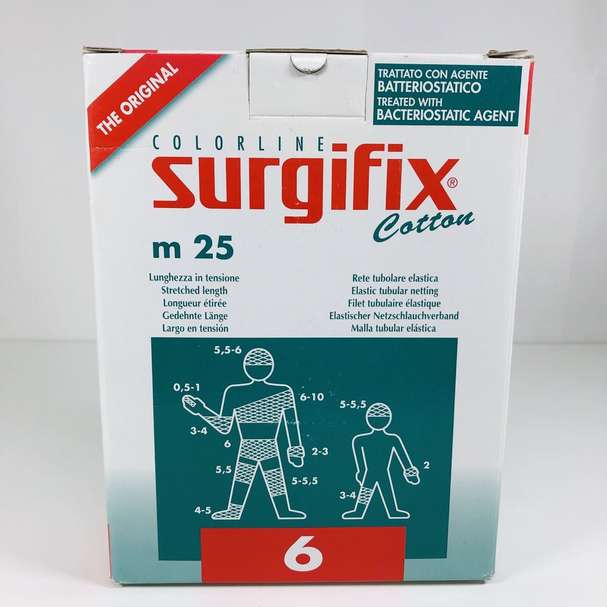 新品未使用 保管品 サージフィックス 6号 No.6 カワモト 川本産業 幅6cm 伸長25m 1巻 #A拍卖