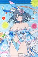 中古タペストリー 雪泉 描き下ろしB2タペストリー 和風バニーver. 「閃乱カグラ POP UP SHOP」拍卖