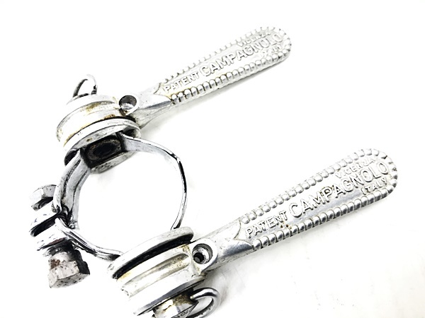 ★★カンパニョーロ Campagnolo レコード Wレバー シフトレバー バンドタイプ 28.6 ビンテージパーツ拍卖