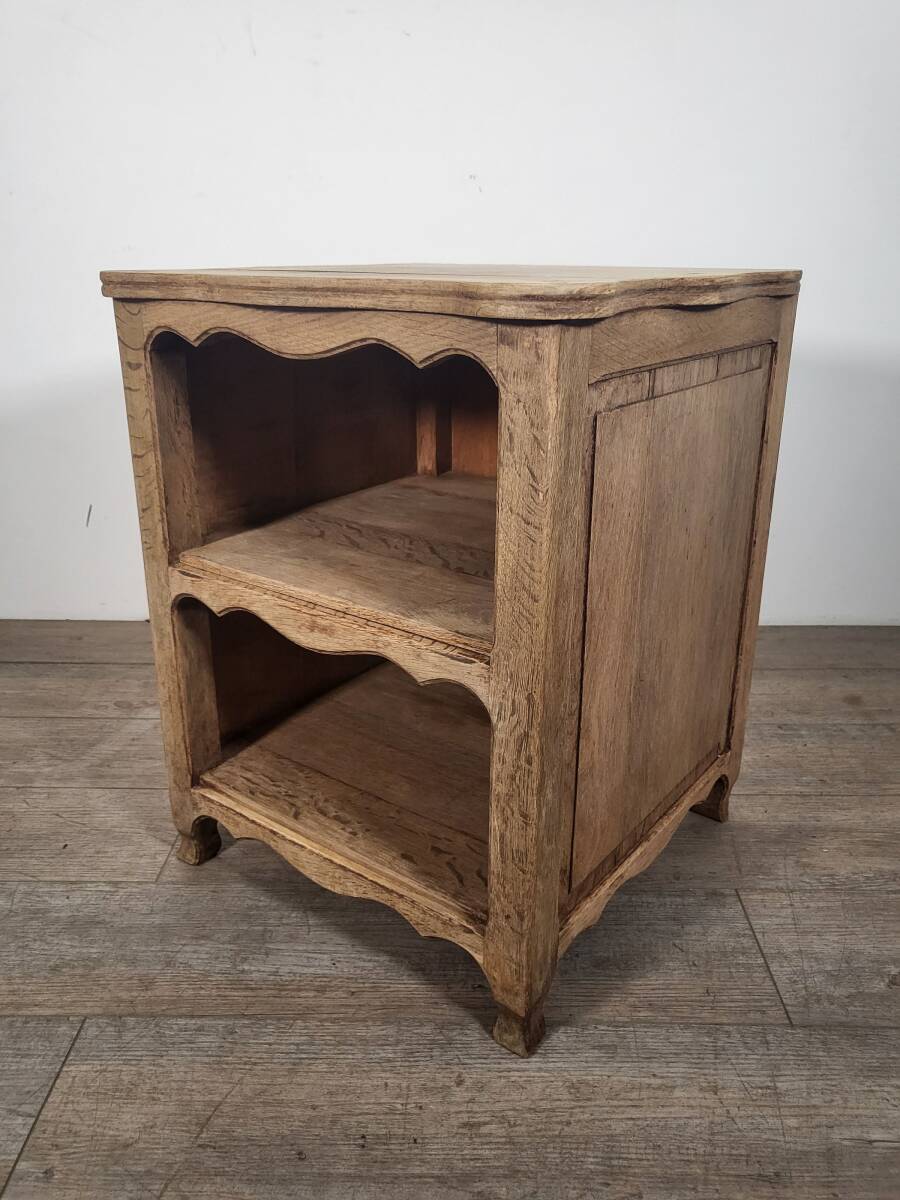 フランスアンティーク 木製ナイトテーブル 花置き ショップディスプレー 店舗什器拍卖