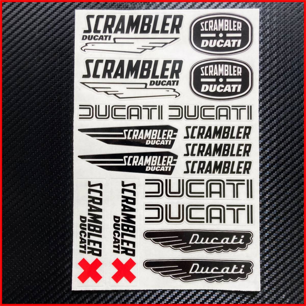DUCATI スクランブラー ドカティ ステッカー S304拍卖