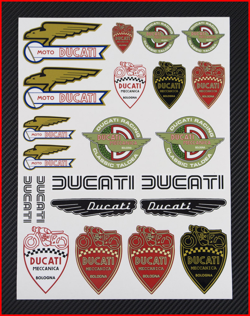 DUCATI ドカティ クラシックステッカー S040拍卖