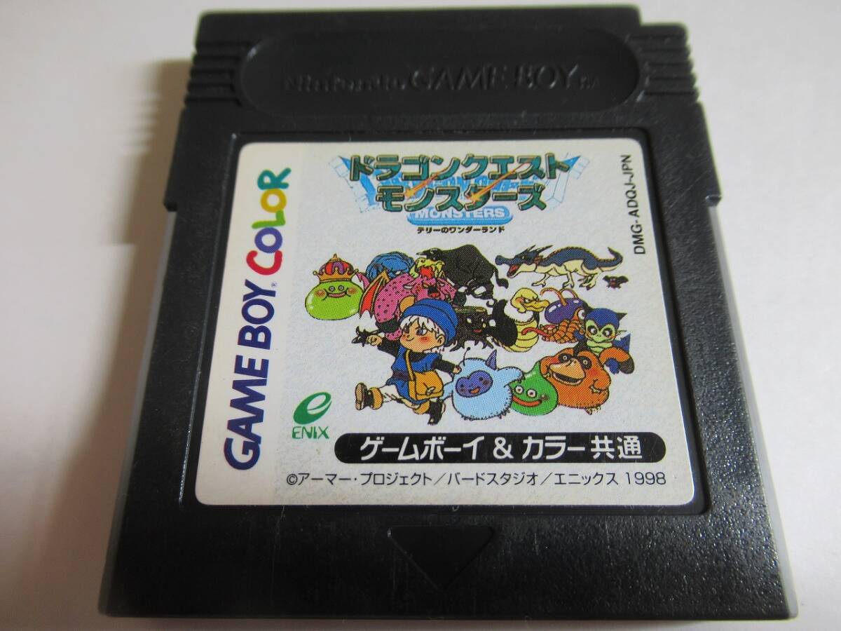 MKG328★GBソフトのみ ドラゴンクエストモンスターズ テリーのワンダーランド 黒 セーブデータ有 刻印00A 起動確認済 クリーニング済拍卖