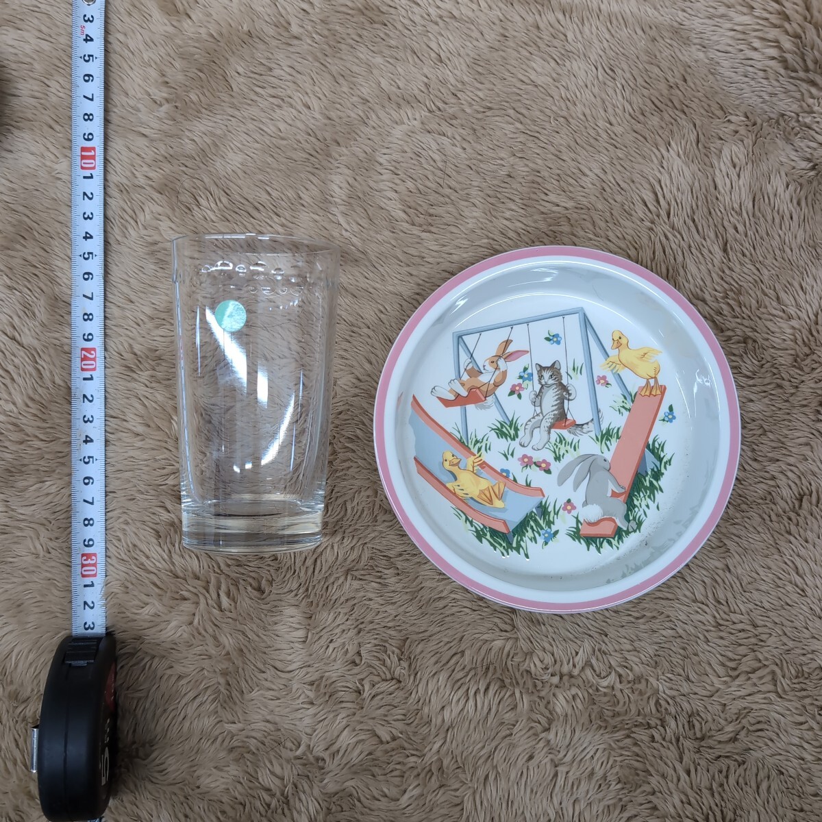 ティファニー スイングハイボールグラス ベビー食器プレイグラウンドマグお皿 ボウル 動物 アニマル 希少レア TIFFANY&Co プレート拍卖