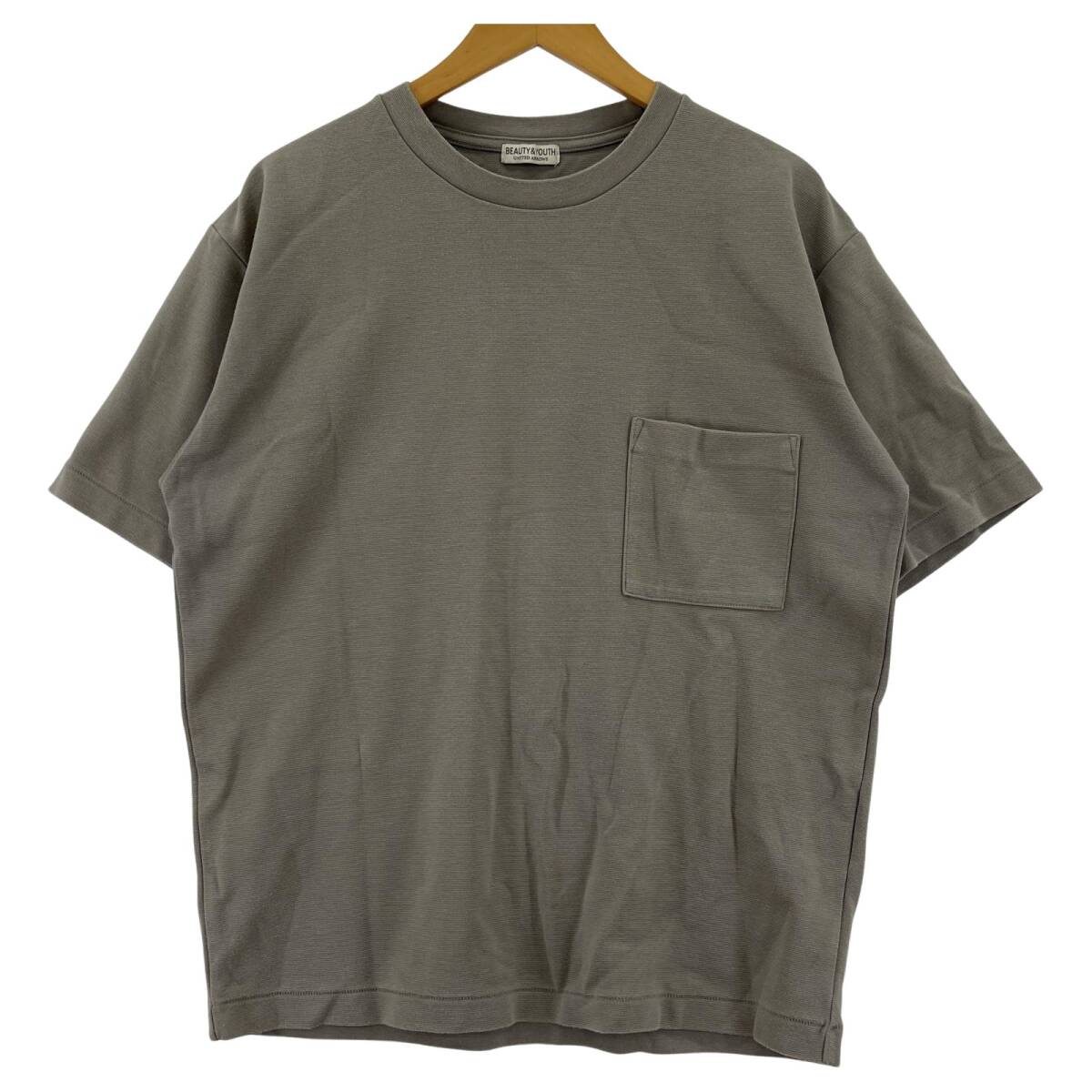 BEAUTY&YOUTH UNITED ARROWS ビューティー&ユース ユナイテッドアローズ カットソー sizeMEDIUM/グレー拍卖