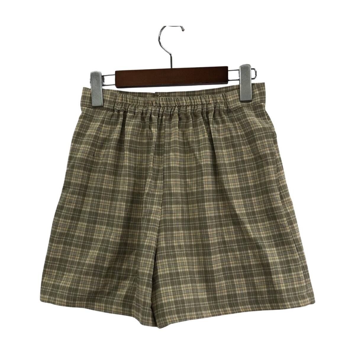 Heather ヘザー チェック ショート パンツ sizeF/グリーン系 ゆうパケットOK拍卖