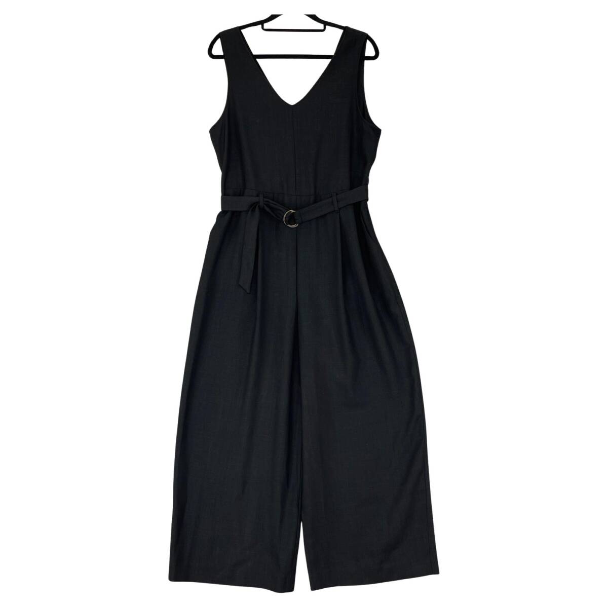 URBAN RESEARCH アーバンリサーチ タグ付き リネンライク オールインワン サロペット sizeFree/ブラック拍卖