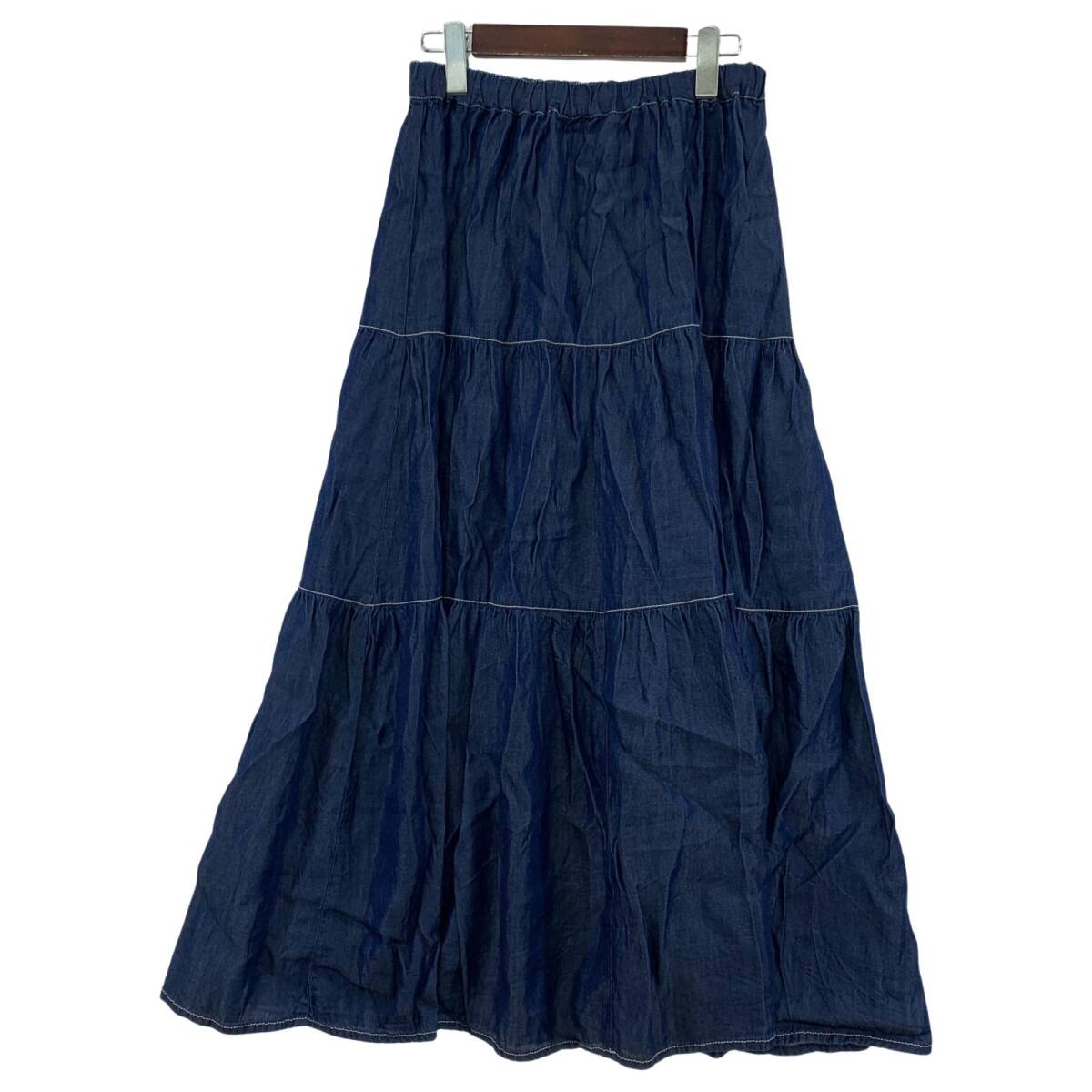 CIAOPANIC TYPY チャオパニックティピー ロングスカート sizeONE/ブルー系拍卖
