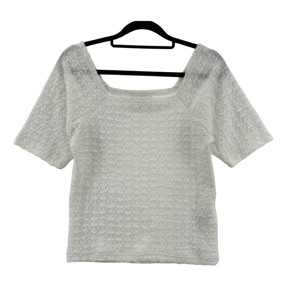 Andemiu アンデミュウ ポコポコ カットソー sizeF/ホワイト ゆうパケットOK拍卖