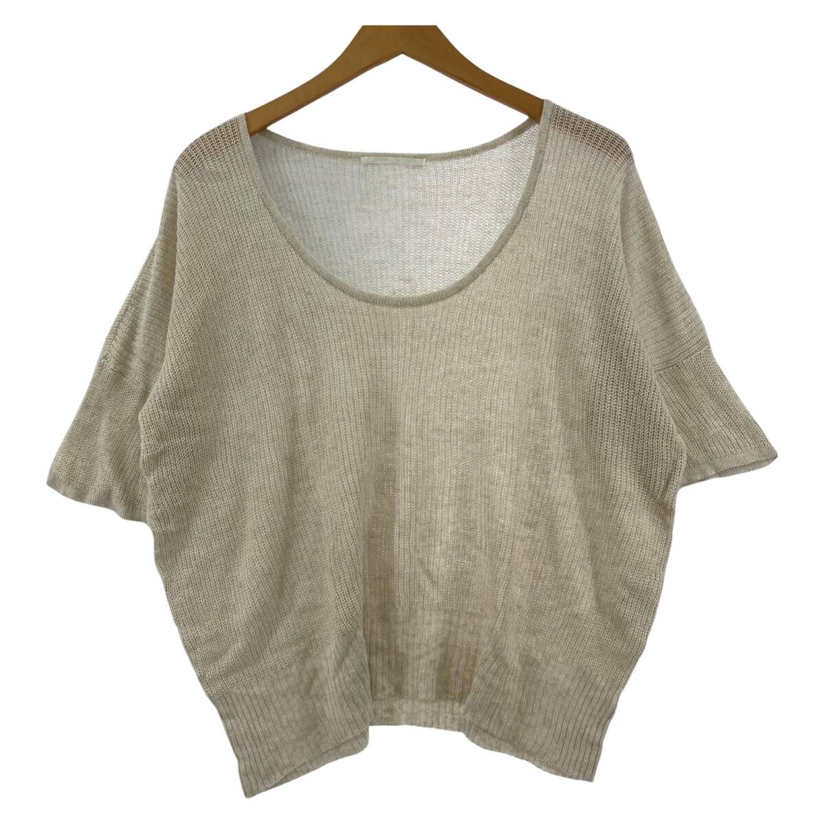 URBAN RESEARCH アーバンリサーチ ニット カットソー sizeFREE/ベージュ ゆうパケットOK拍卖