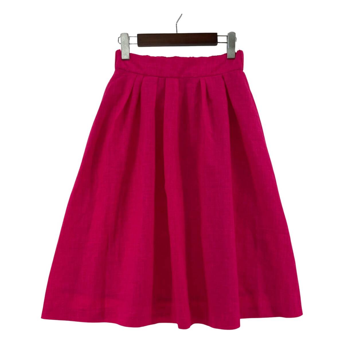 grove グローブ タック スカート sizeM/ピンク ゆうパケットOK拍卖