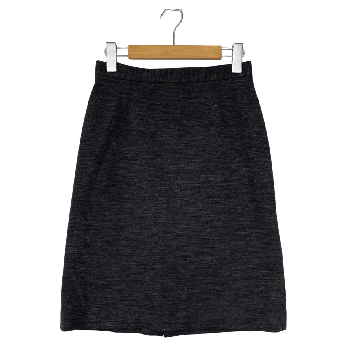 green label relaxing グリーンレーベルリラクシング ユナイテッドアローズ ミディ スカート size38/ブラック ゆうパケットOK拍卖