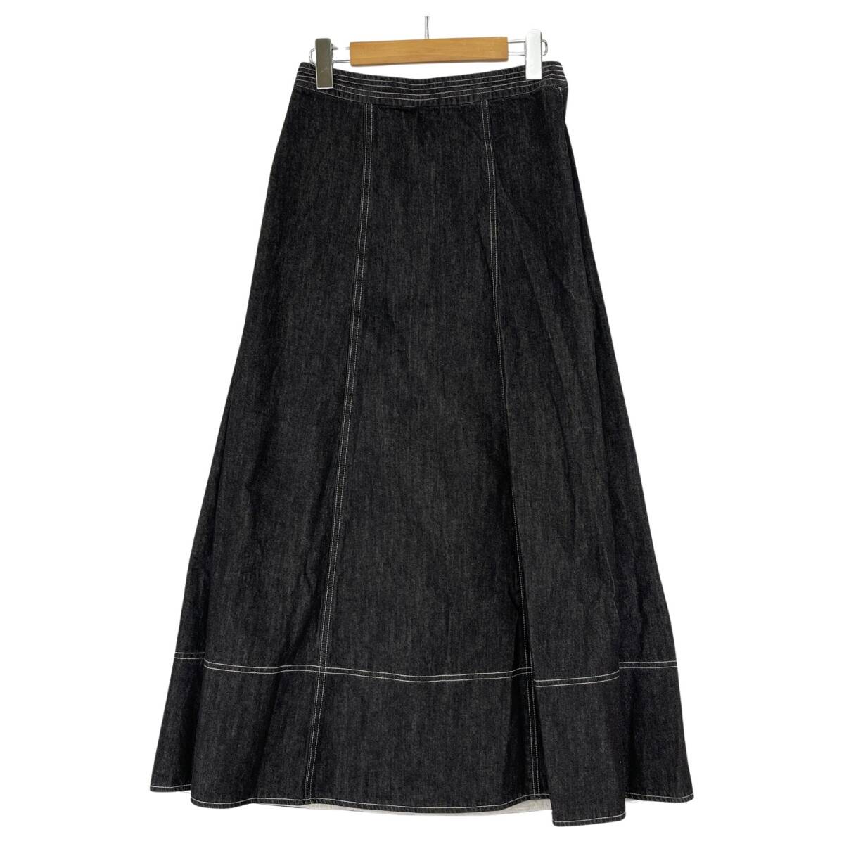 Sonny Label サニーレーベル Aライン スカート size38/ブラック拍卖