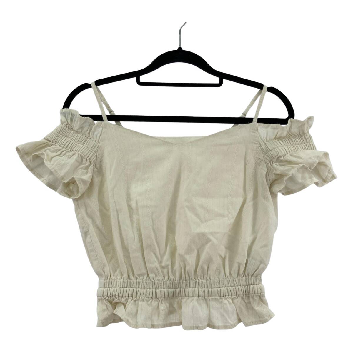MURUA ムルーア オフショルダー ブラウス sizeF/ホワイト系 ゆうパケットOK拍卖