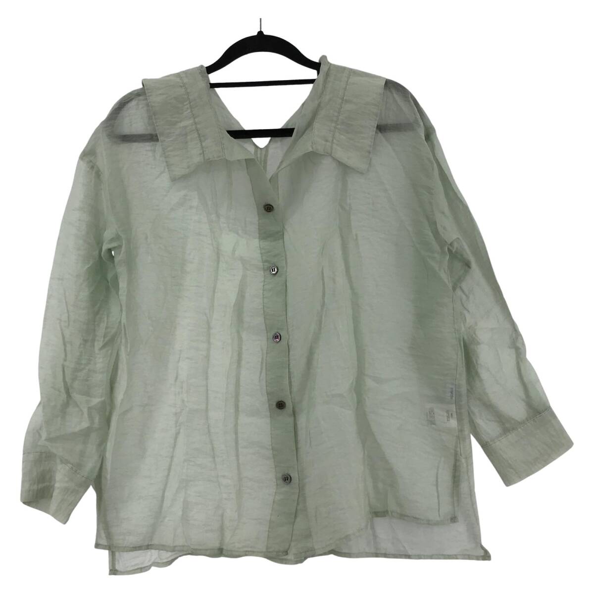 TITIVATE SCATTY ティティベイトスキャティ シアー 長袖シャツ sizeF/グリーン系 ゆうパケットOK拍卖