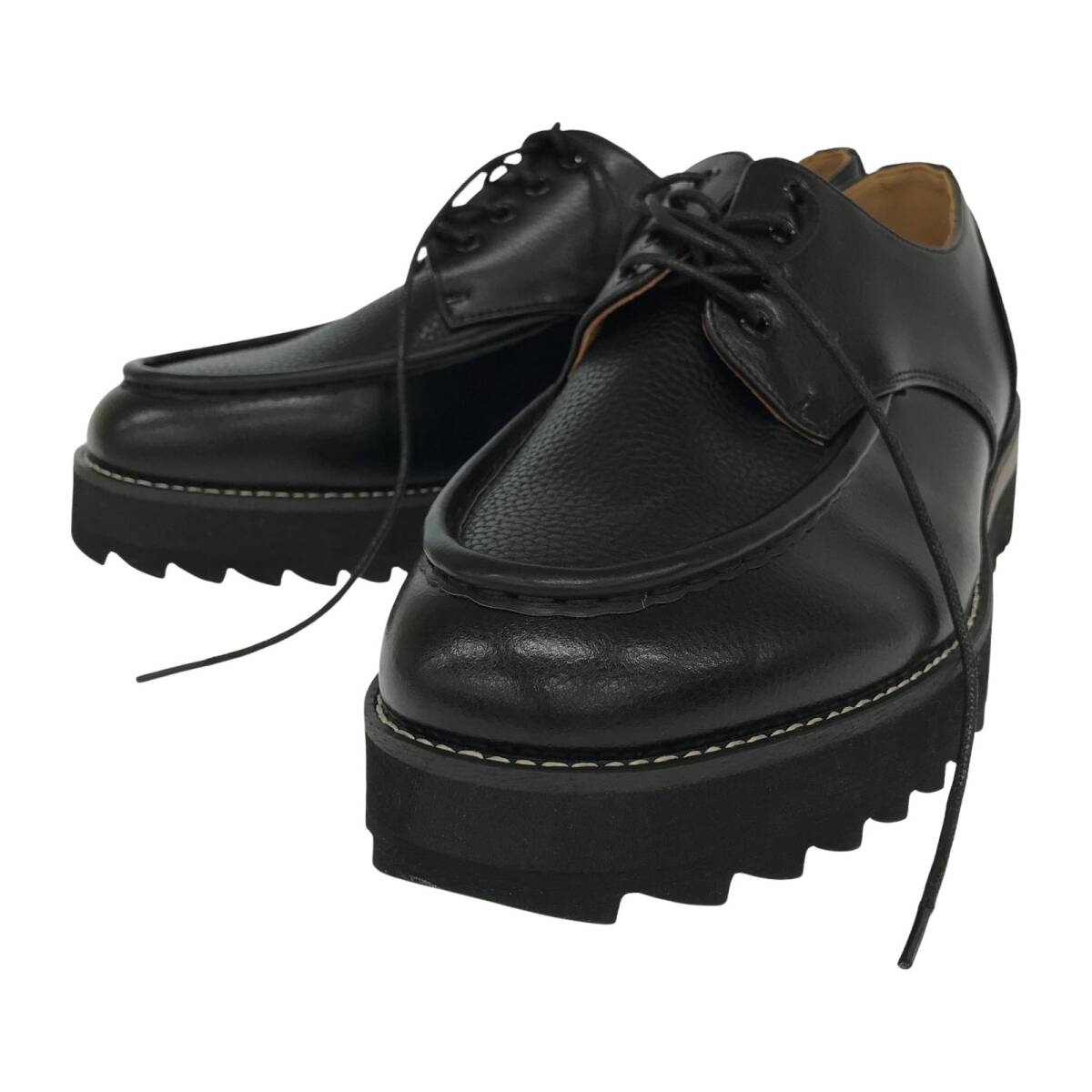 Midland FootWears ミッドランド フットウエアーズ シャークソール ドレスシューズ size27.5/ブラック拍卖