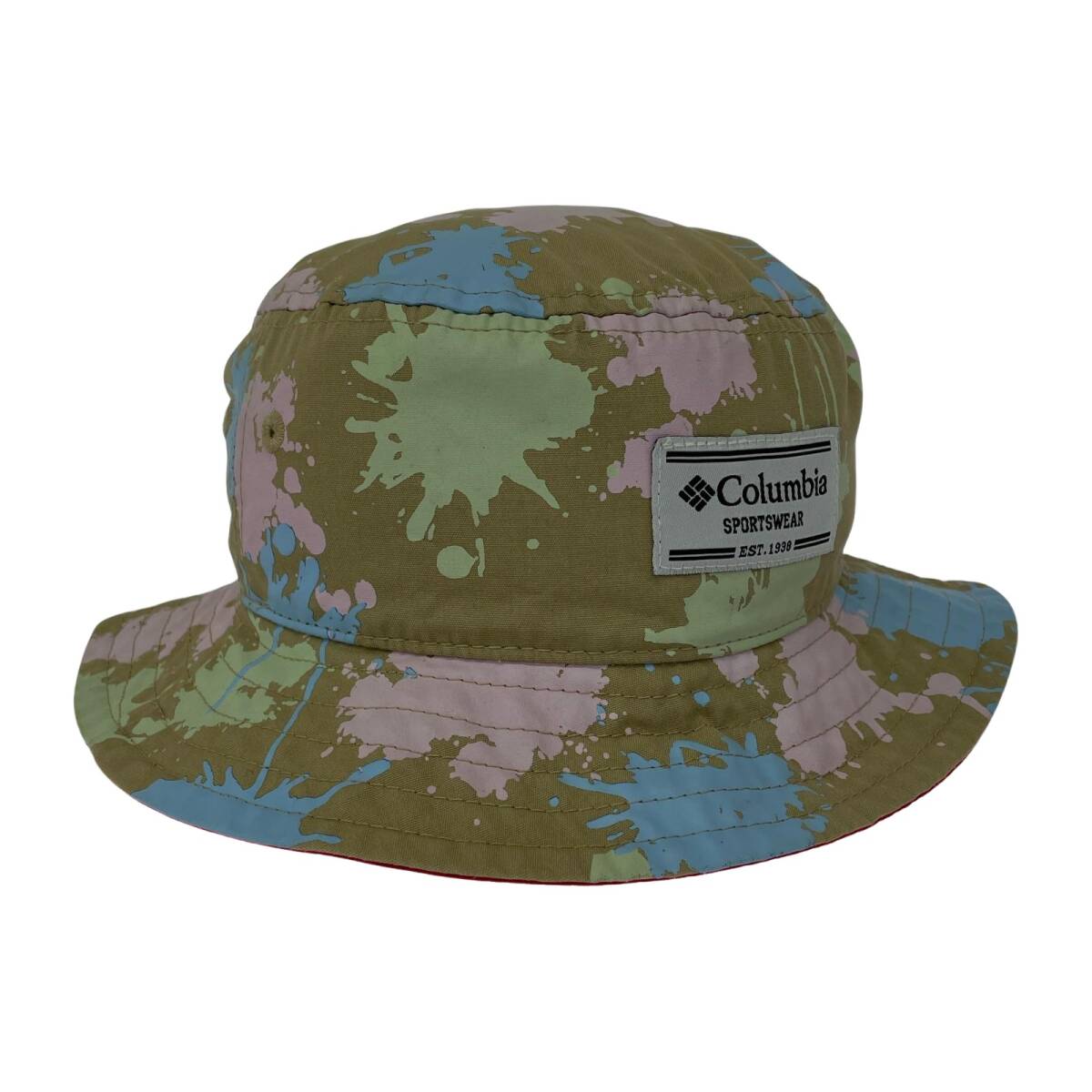 Columbia コロンビア PU5360 総柄 バケット ハット sizeO/S YOUTH/ベージュ ゆうパケットOK拍卖