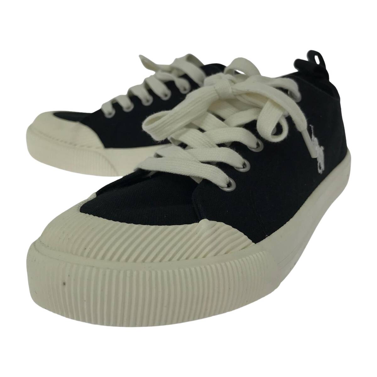 POLO RALPH LAUREN ポロ・ラルフローレン ワンポイント スニーカー size24/ブラック拍卖