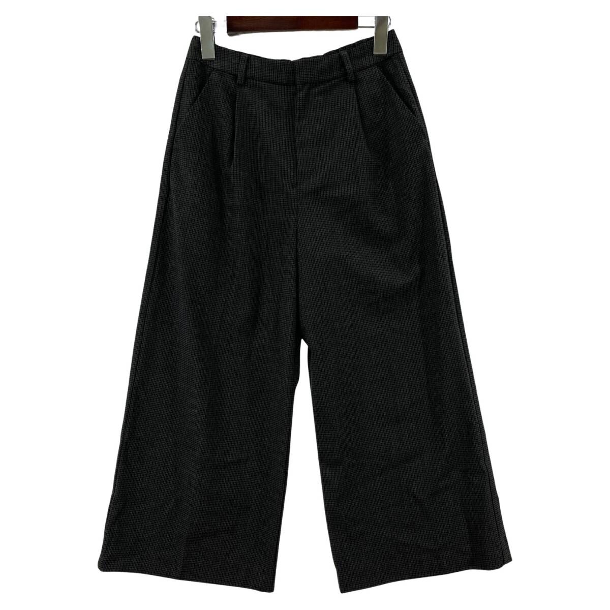 OPAQUE.CLIP オペークドットクリップ タック パンツ size36/S/ブラック系拍卖