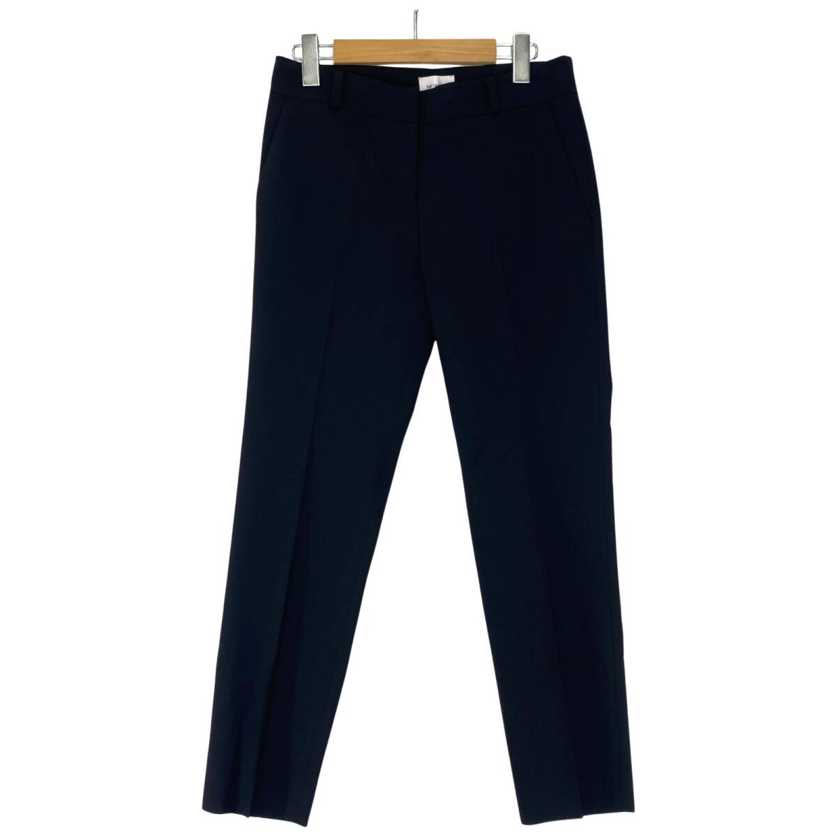 heliopole エリオポール センタープレス パンツ size36/ブラック ゆうパケットOK拍卖