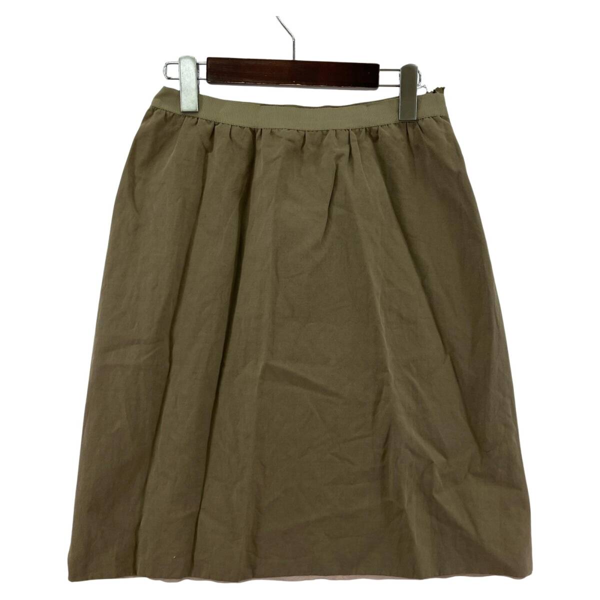 LANVIN ランバン ミディ スカート size36/ブラウン ゆうパケットOK拍卖