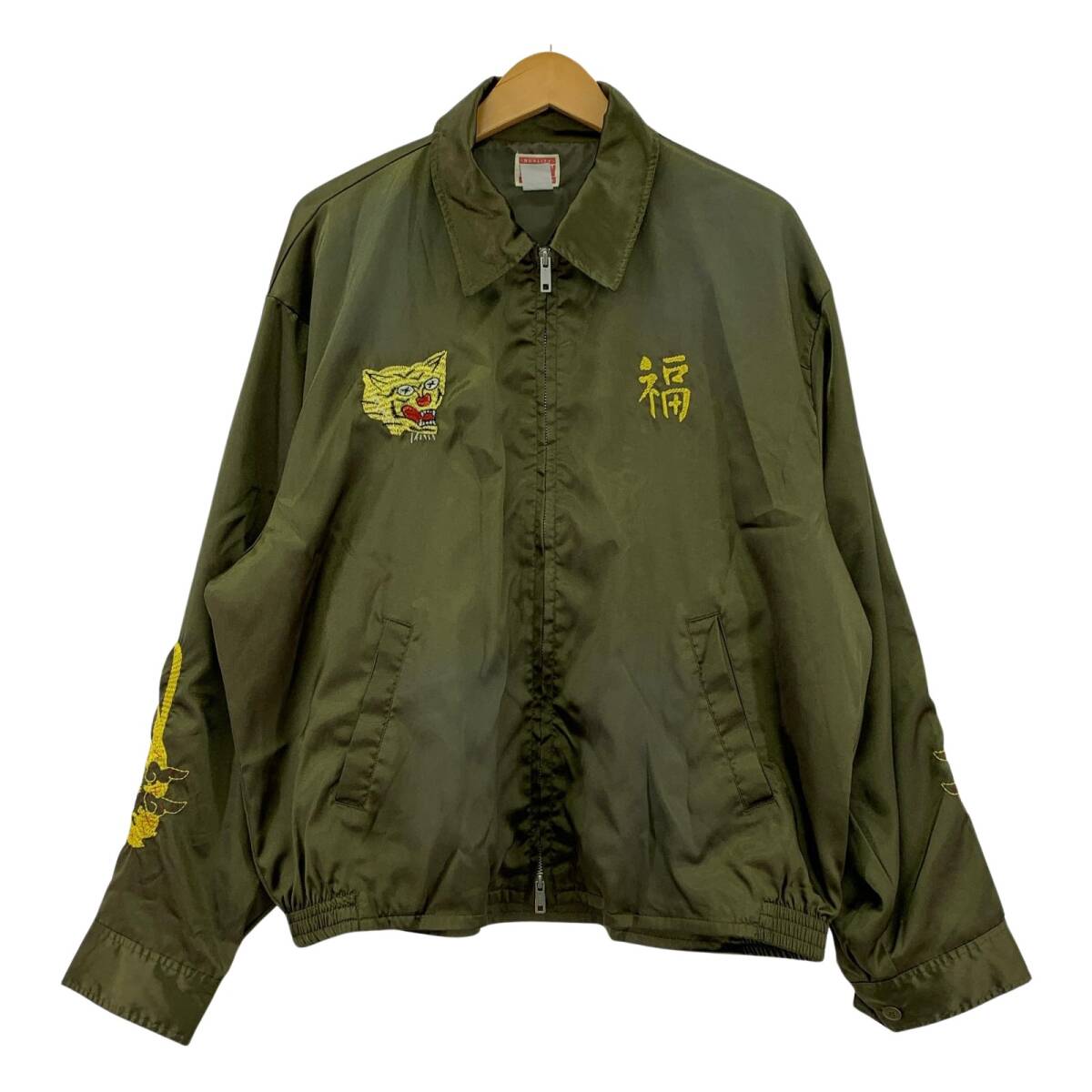 HINSON ヒンソン ベトジャン刺繍 ジャケット sizeL/カーキ拍卖