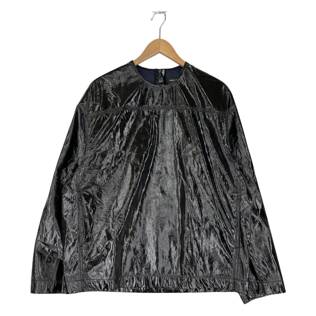 FFIXXED STUDIOS フィックスステュディオス エナメル カットソー sizeM/ブラック拍卖