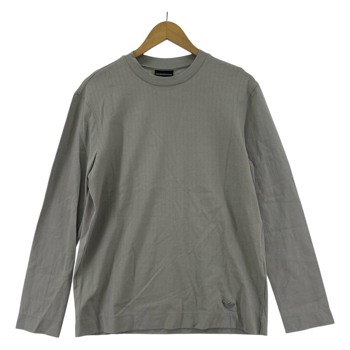 Emporio Armani エンポリオ・アルマーニ クルーネック カットソー sizeXS/グレー ゆうパケットOK拍卖