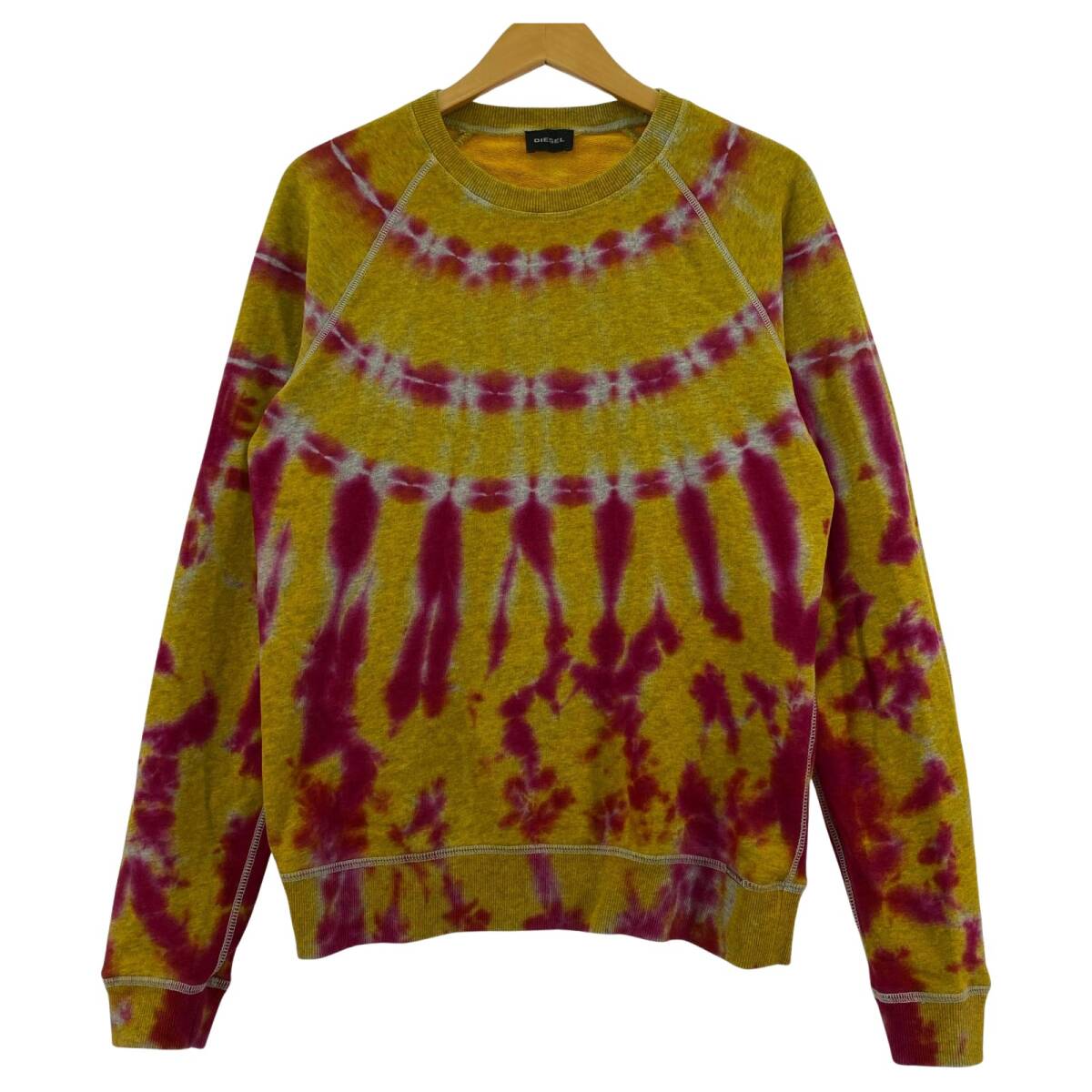 DIESEL ディーゼル スウェット size表記なし/イエロー系×ピンク系拍卖