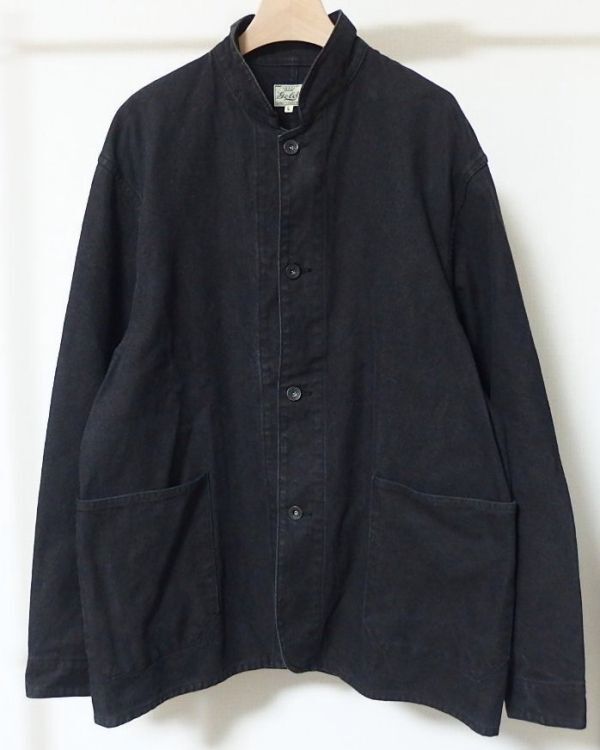 GOLD ゴールド / 東洋エンタープライズ GL15037 COTTON/SILK NEP TWILL RAILOAD JACKET カバーオール ジャケット L 月桂樹ボタン拍卖