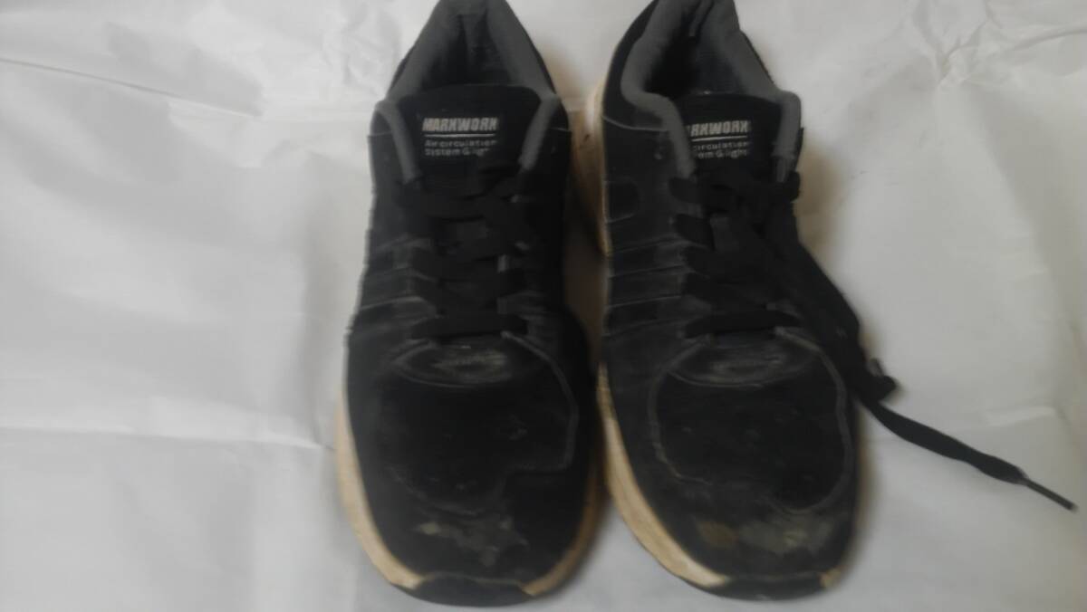 ★◆MARKWORK(喜多)ブラックメッシュスニーカー安全靴26cm拍卖