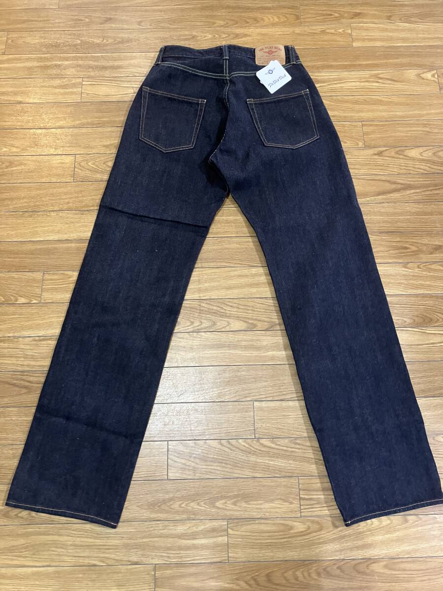 THE FLAT HEAD 12.5oz WIDEストレートデニム FN-D211 BLU 36サイズ拍卖