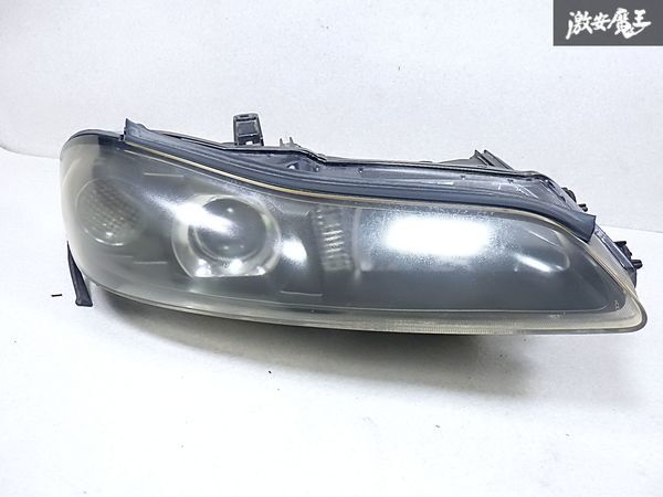 ★点灯OK★ 日産 純正 S15 シルビア HID キセノン ヘッドライト レンズ 右 右側 運転席側 KOITO 100-63521 即納 棚R-2拍卖