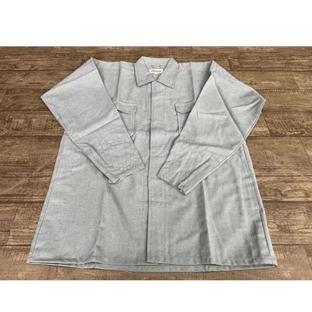 送料無料 未使用 江戸鳶袋 豊多屋足袋店 3Lサイズ 作業着 上のみ 職人 服 グレー /900476在★3拍卖