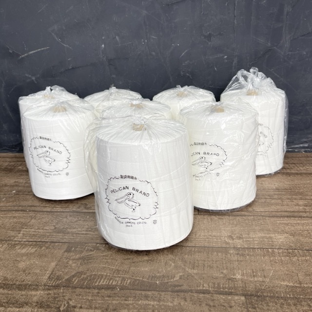 未使用 製袋用縫糸 PELICAN BRAND 3kg 8本セット スパンミシン糸 ST600 ペリカン ポリエステル100% ミシン糸 ぬい糸/513823在★5拍卖