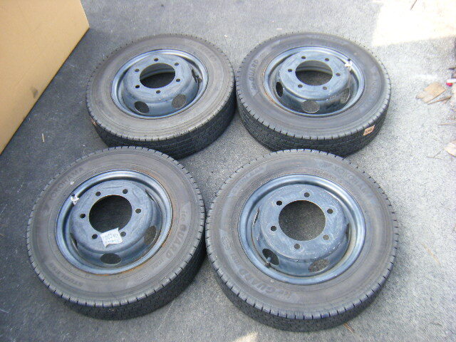 ◆トラック リアWタイヤ◆タイタン バネット等◆ 145/80R13 88/86 13×4J バリ山拍卖