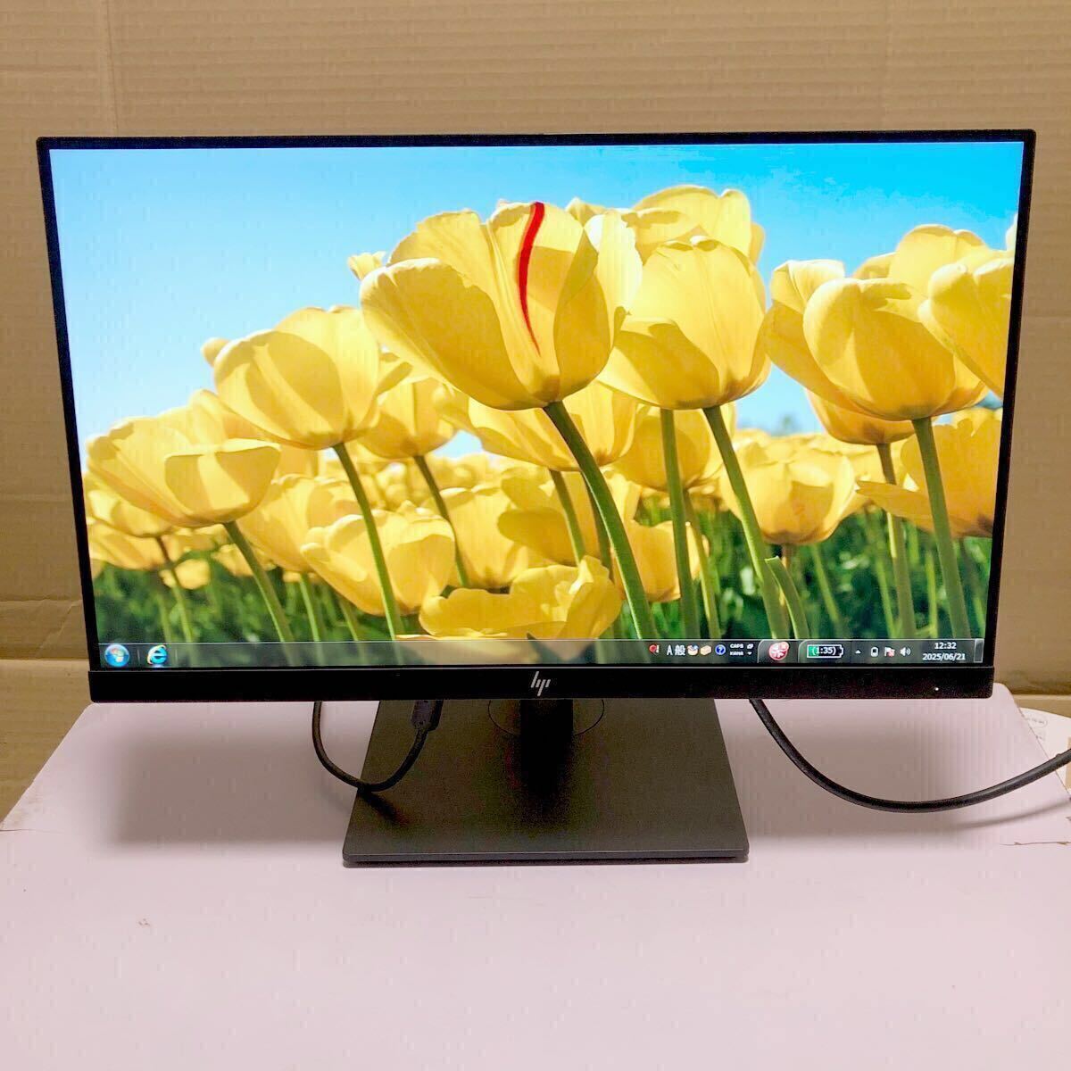 中古美品HP Z22n G2 22型ワイド液晶モニター フルHD(1920x1080) 入力端HDMI/Displayport/D-Sub 左右回転、上下昇降可能 使用時間:900H拍卖