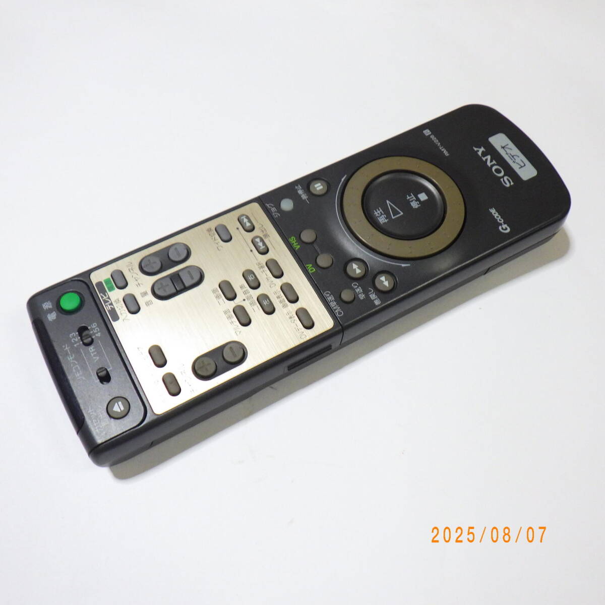 SONY WV-D10000用リモコン DV/VHS コンビネーションデッキ用リモコン WV-D9000/WV-D700にも対応拍卖