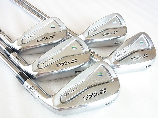 ☆YONEX EZONE CB301 FORGED メーカー装着 特注 DG-X100 #6~PW 5本 小斉平プロ使用モデル☆拍卖