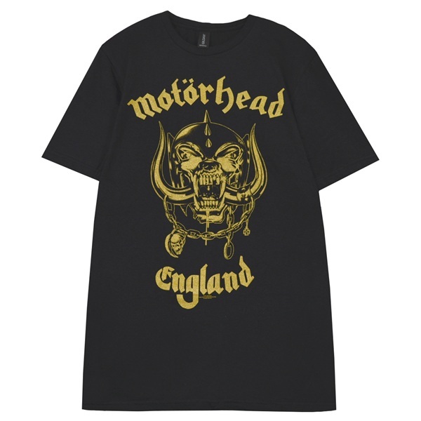 MOTORHEAD モーターヘッド England Classic Gold Tシャツ Lサイズ オフィシャル拍卖