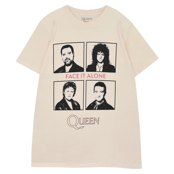 QUEEN クイーン Face It Alone Square Tシャツ Mサイズ オフィシャル拍卖