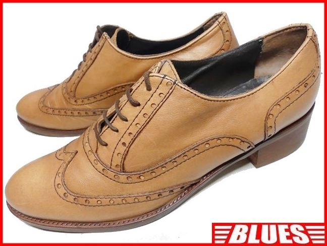 即決★Giorgio Venuti★24.5cm レザーウイングチップシューズ ジョルジオベヌーティ メンズ 39 茶 ブラウン 本革 ビジネス 本皮 ドレス拍卖