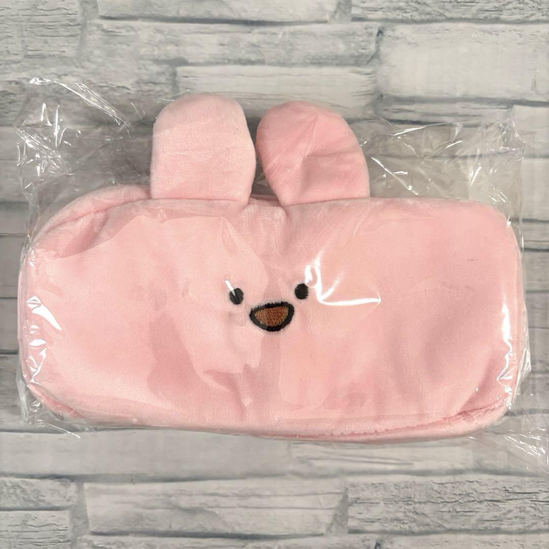 あさみみちゃん ふかふかソフトボアペンポーチ 耳付き 筆箱 うさぎ ペンポーチ ペンケース コスメ ポーチ あさみみ拍卖