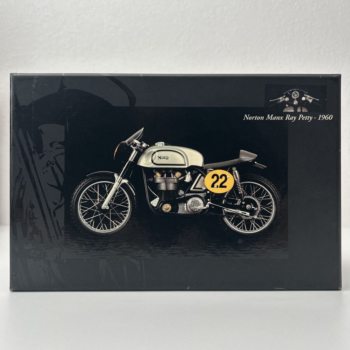 MINICHAMPS 1/12 Norton Manx Ray Petty 1960 #22 ミニチャンプス ノートン マンクス レイ ペティ バイク 完成品 模型 ミニカー モデルカー拍卖