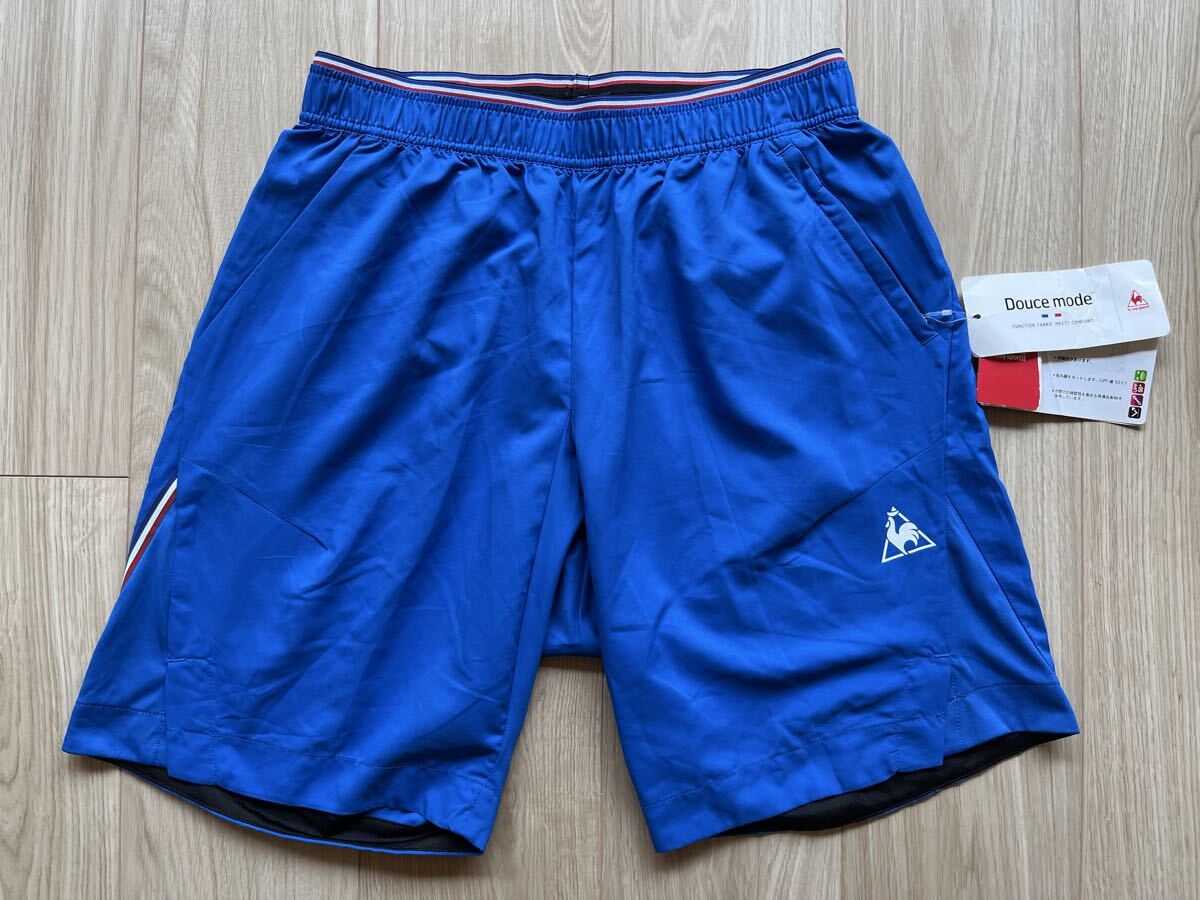 未使用品タグ付◇ルコック le coq sportif ハーフパンツ ショートパンツ L 撥水 ストレッチ 紫外線防止 再帰反射拍卖
