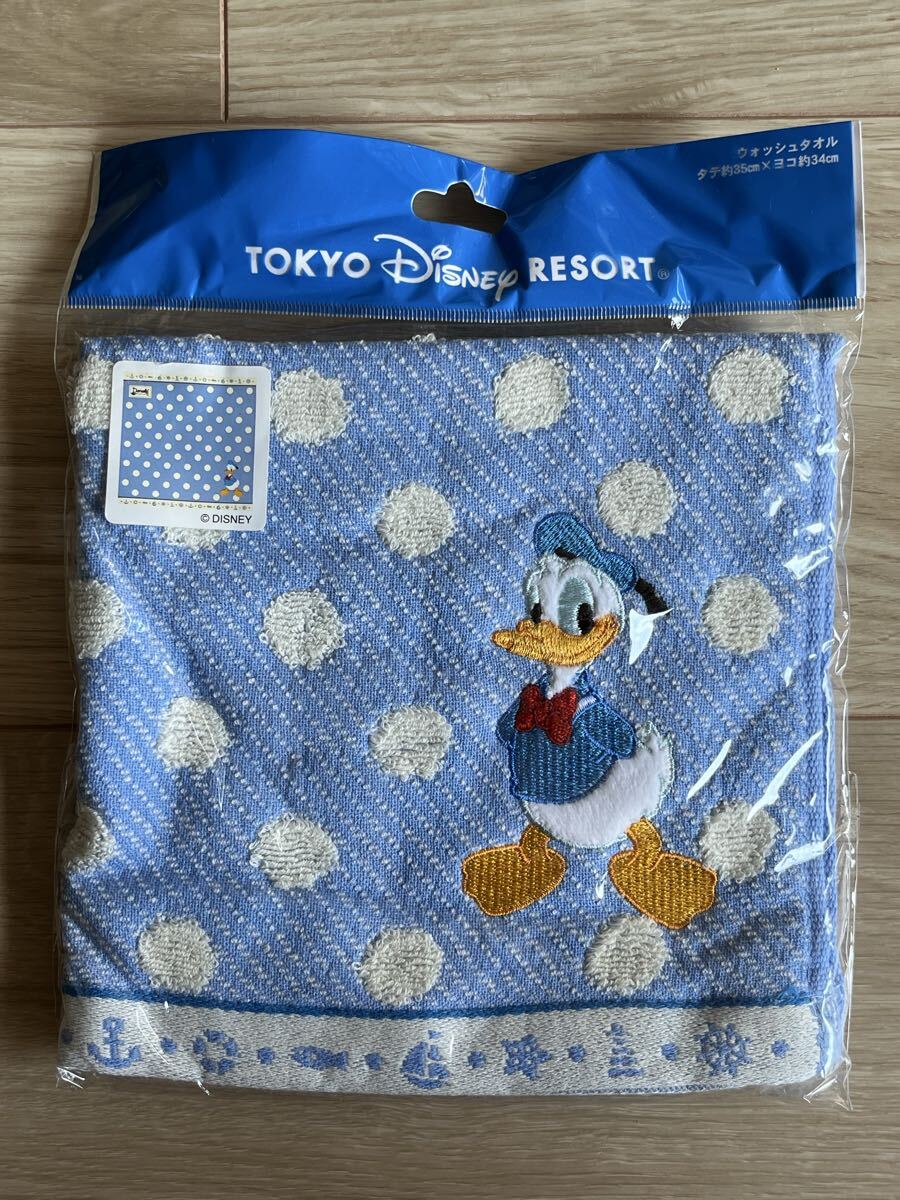 未開封未使用品◇ディズニー ウォッシュタオル ドナルド拍卖